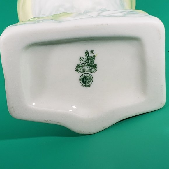 #3154 Belleek Ireland owl planter - Picture 4 of 4